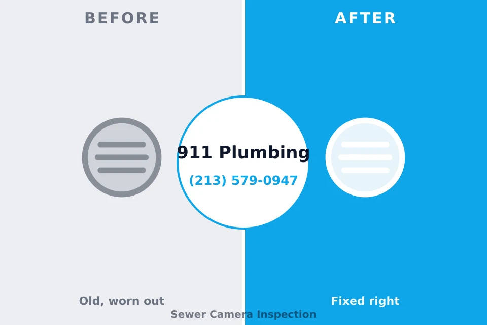 Before and after: plumbing repair Cuartelez, NM